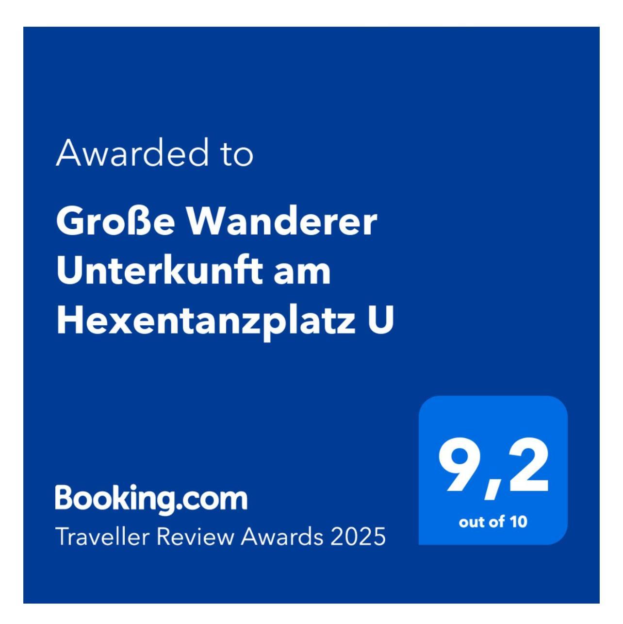 Grosse Wanderer Unterkunft Am Hexentanzplatz U ターレ エクステリア 写真